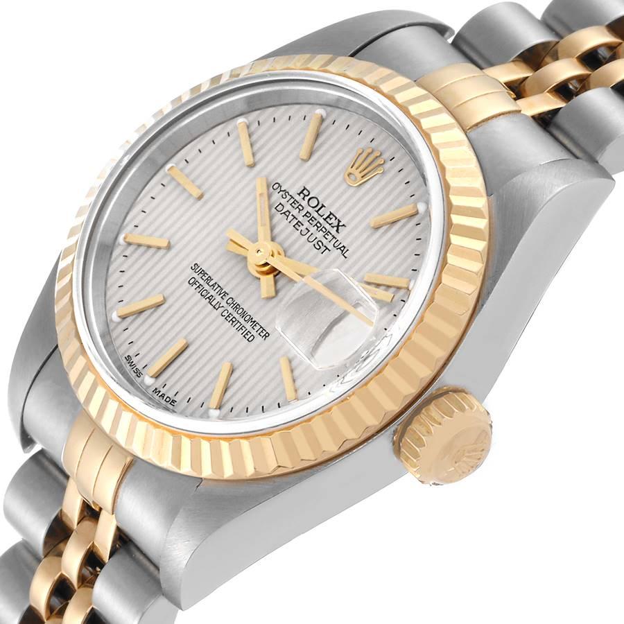 rolex silver and gold