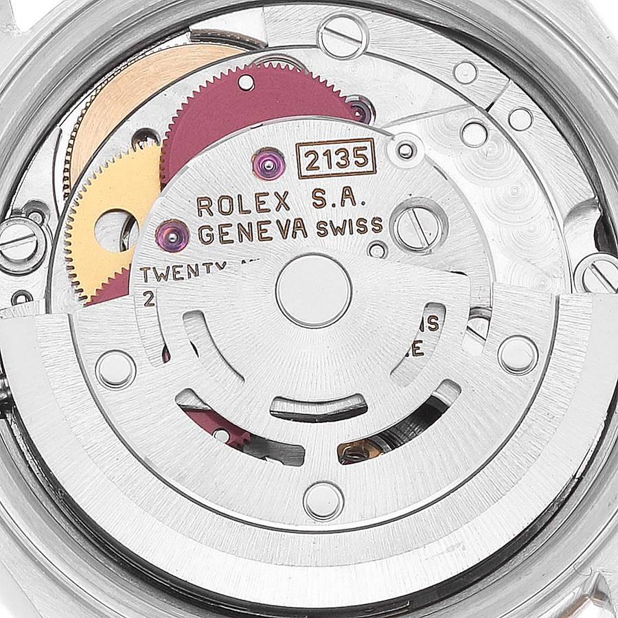Rolex Datejust Stahl Gelbgold Schiefer Zifferblatt Damenuhr 69163 Box Papiere 5
