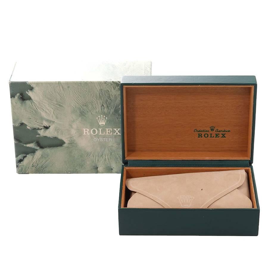 Rolex Datejust Steel Yellow Gold Slate Dial Mens Watch 16233 6