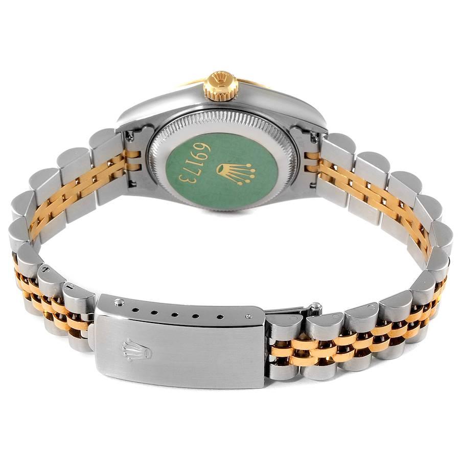 Rolex Datejust Steel Yellow Gold Slate Grey Dial Ladies Watch 69173 5