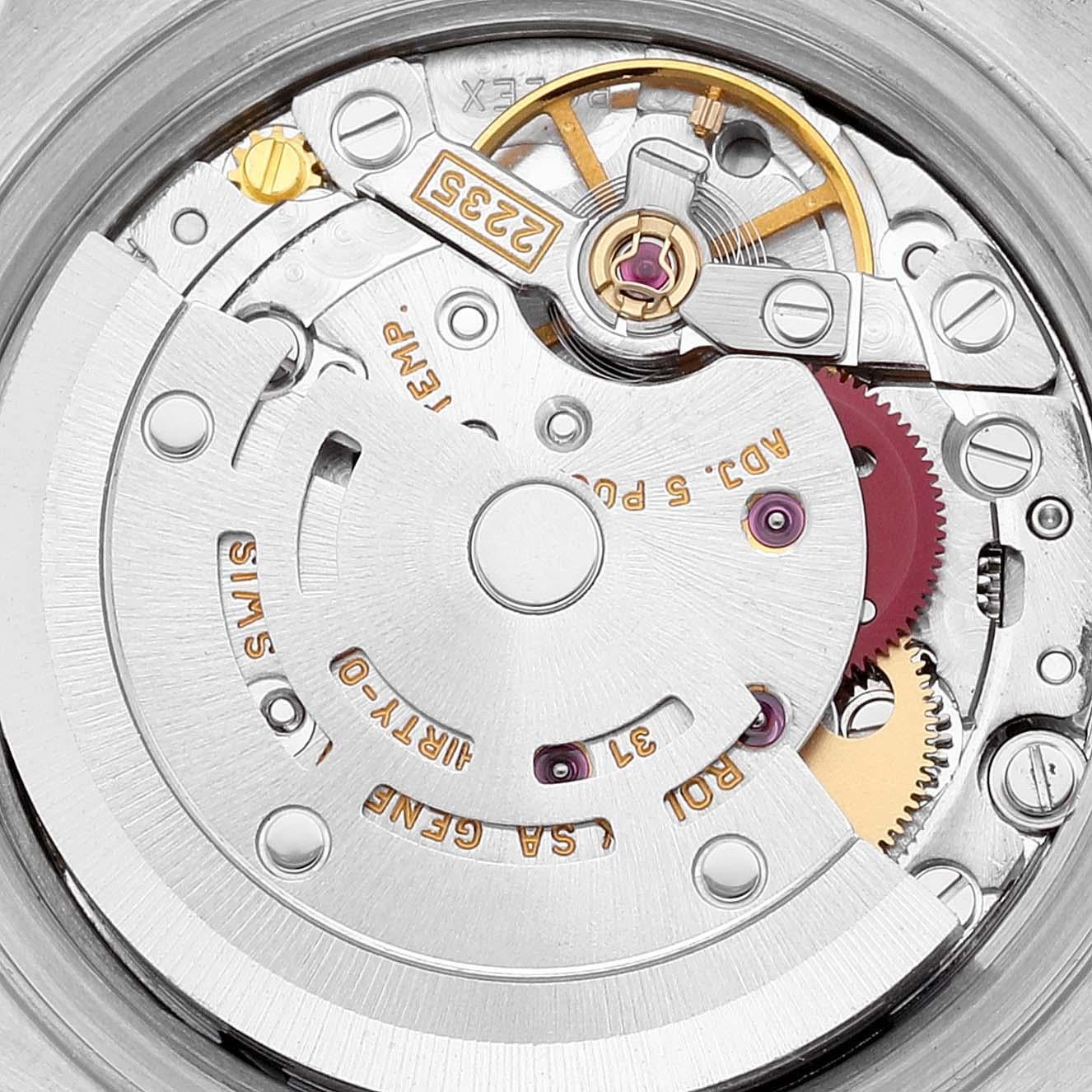 Rolex Datejust Steel Yellow Gold Slate Roman Dial Ladies Watch 79173 3