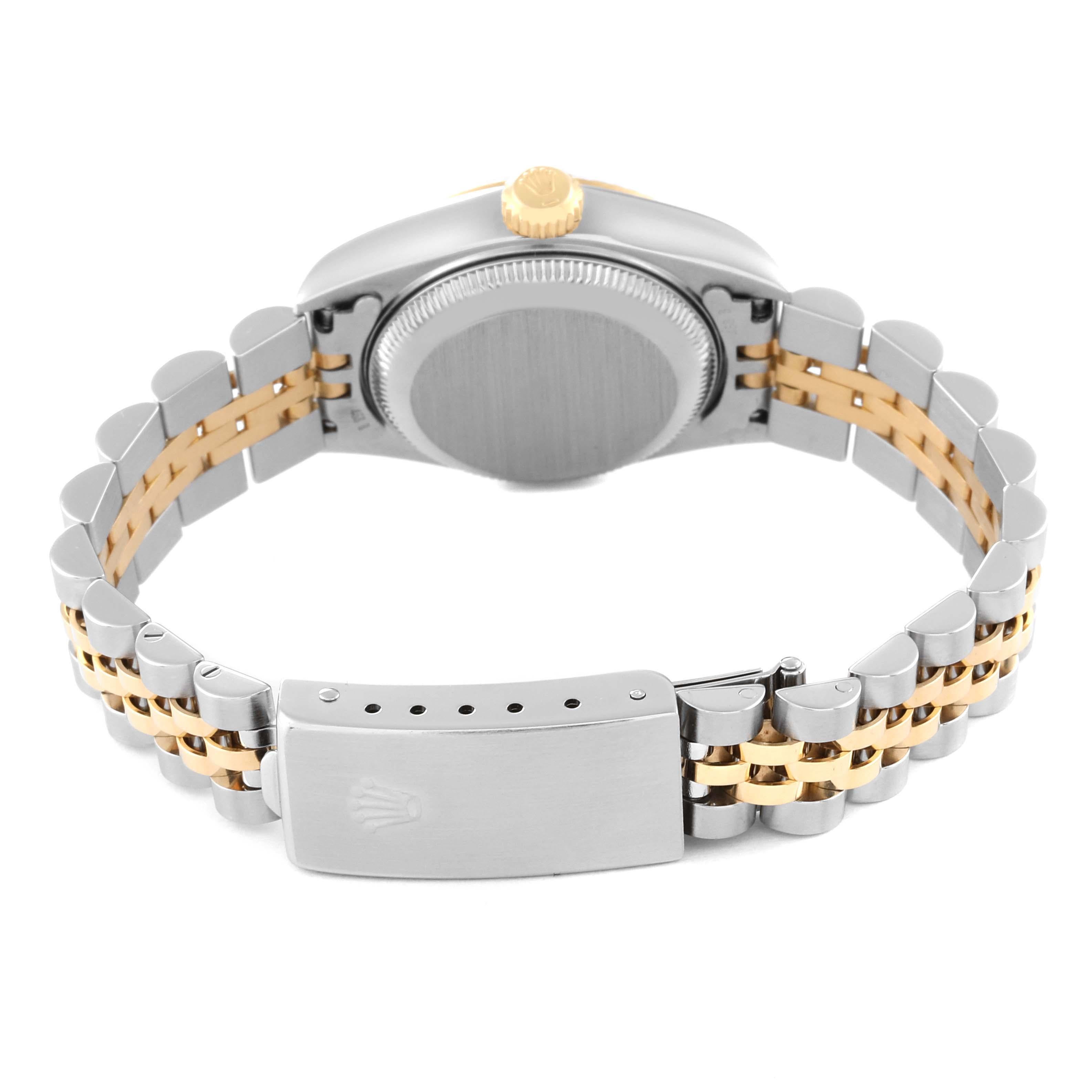 Rolex Datejust Steel Yellow Gold Slate Roman Dial Ladies Watch 79173 4