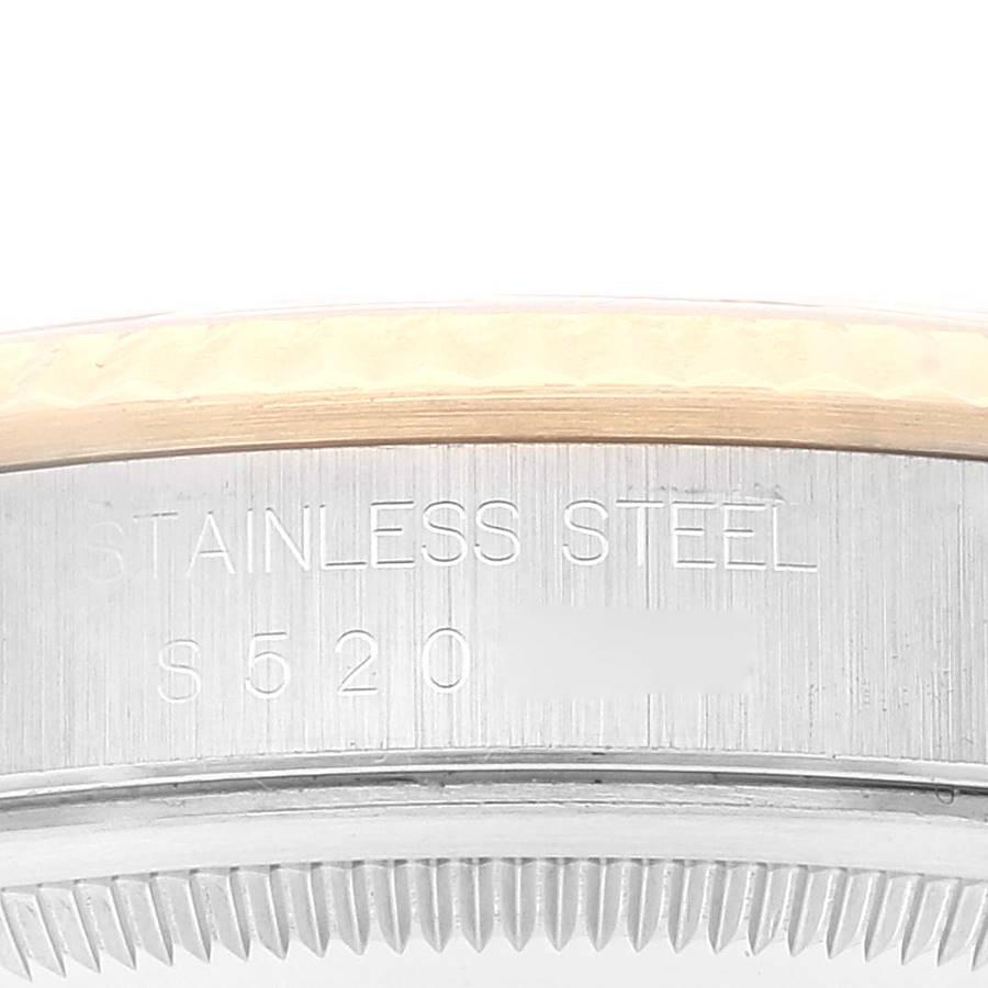 Rolex Datejust Stahl Gelbgold Schiefer römisches Zifferblatt Herrenuhr 16233 4