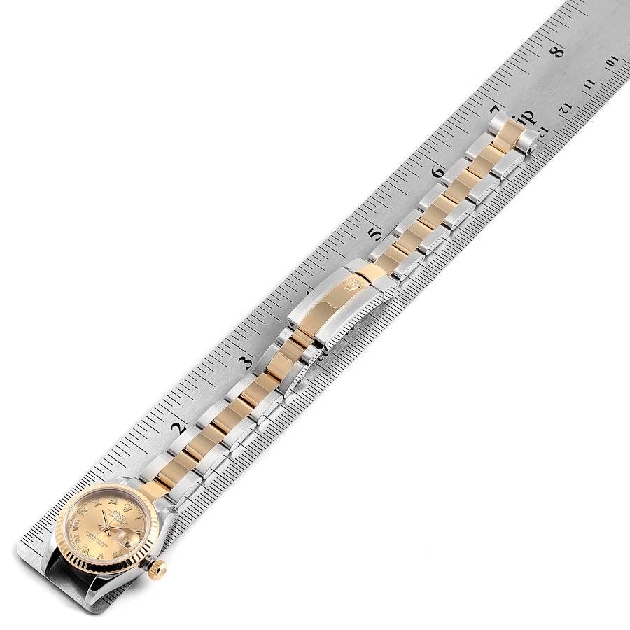 Rolex Datejust Steel Yellow Gold White Dial Ladies Watch 179173 6