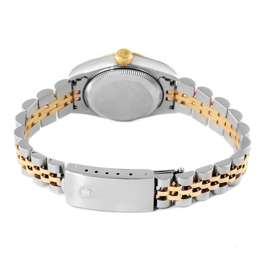 Rolex Datejust Steel Yellow Gold White Dial Ladies Watch 69173 5