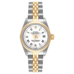 Rolex Datejust Steel Yellow Gold White Dial Ladies Watch 69173 Rolex Datejust Steel Yellow Gold White Dial Ladies Watch 69173