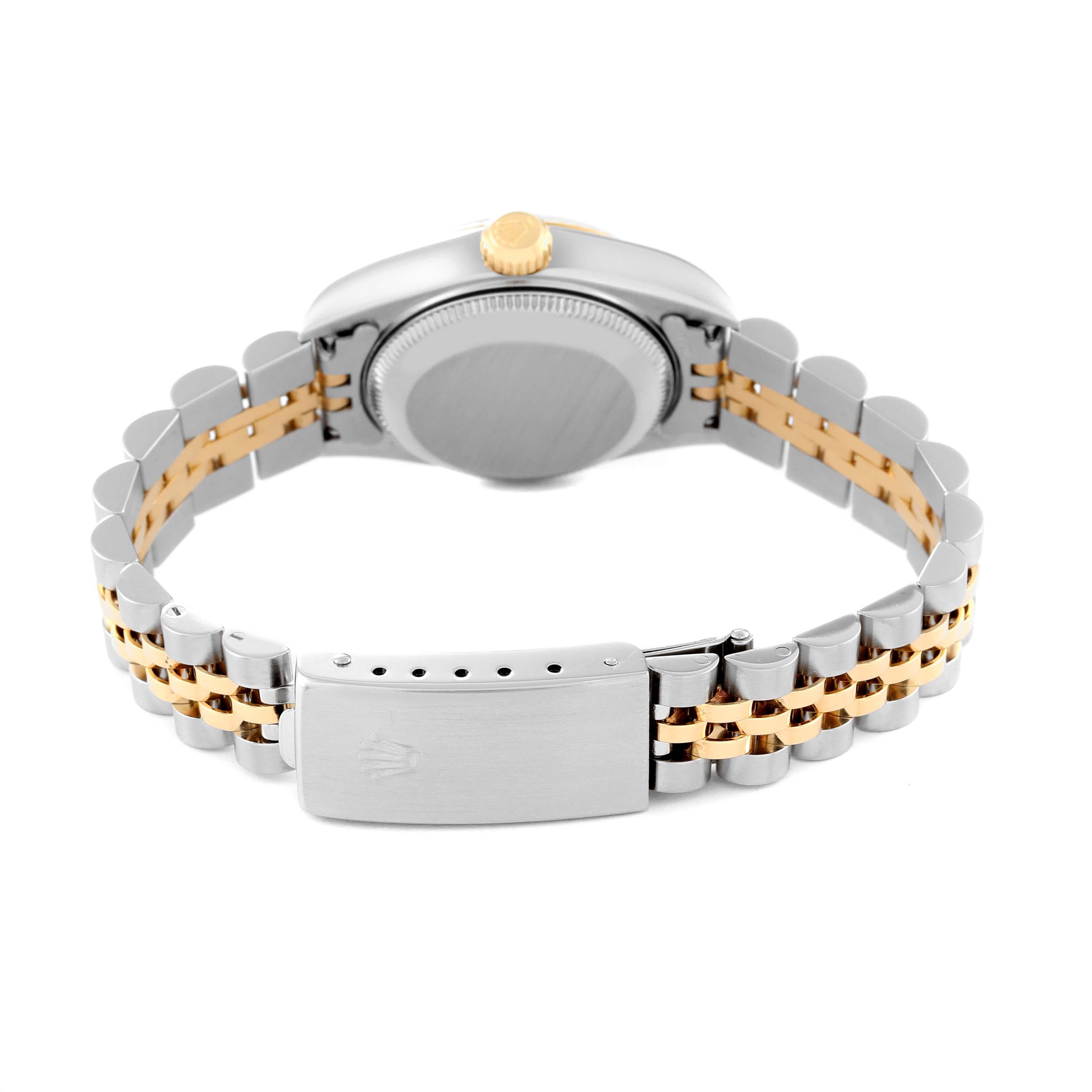 Rolex Datejust Steel Yellow Gold White Dial Ladies Watch 79173 5