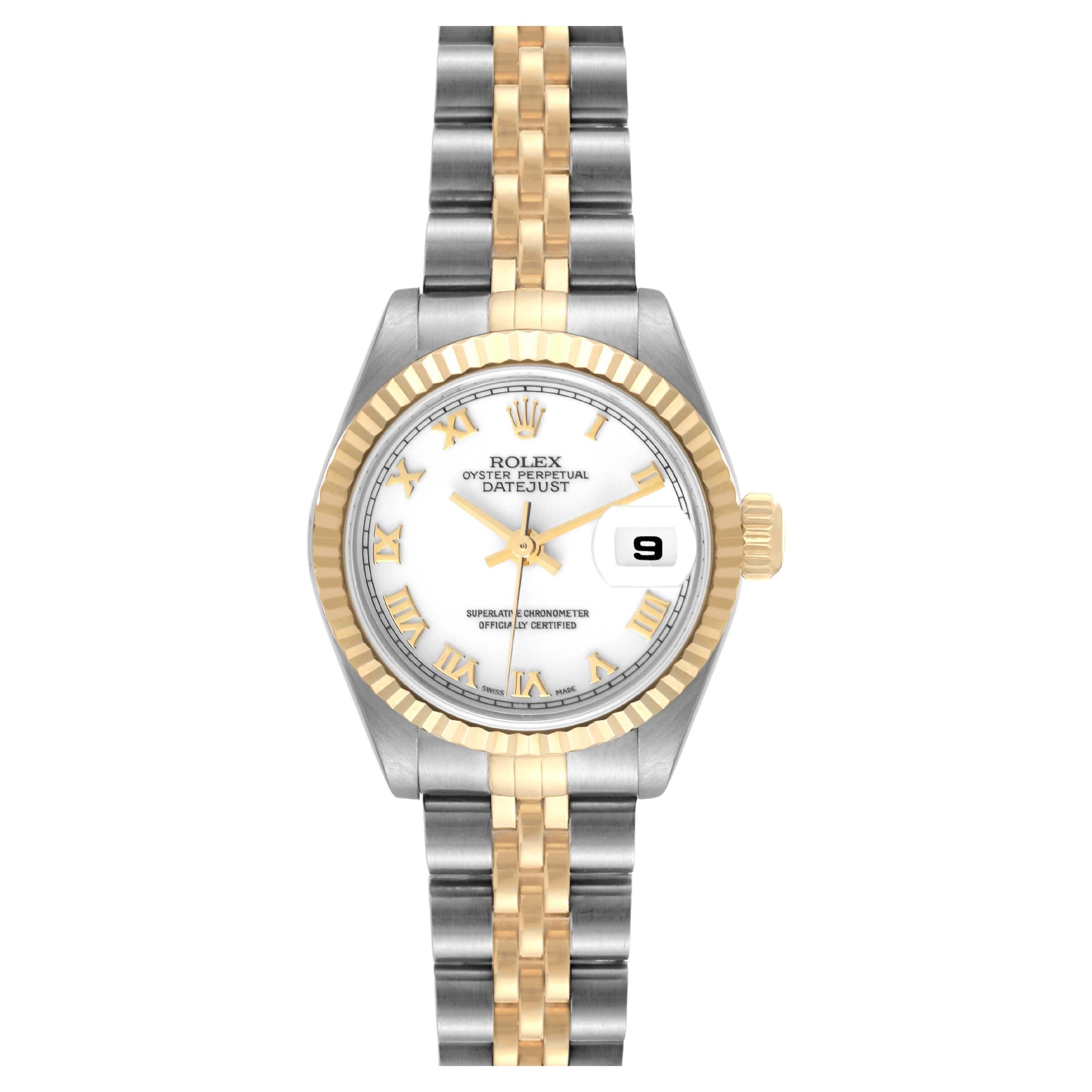 Rolex Datejust Steel Yellow Gold Mother Of Pearl Dial Ladies Watch ...