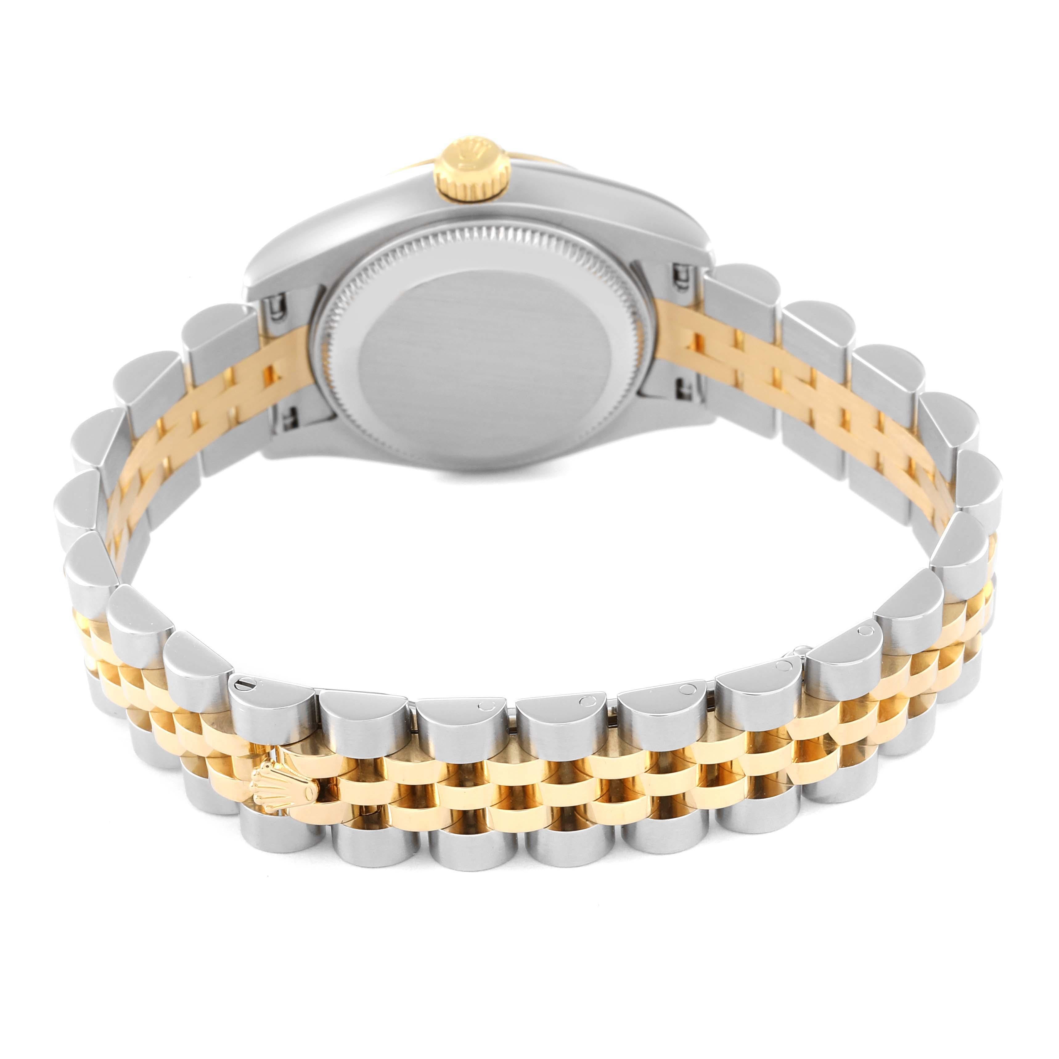 Rolex Datejust Steel Yellow Gold White Diamond Dial Ladies Watch 179173 5