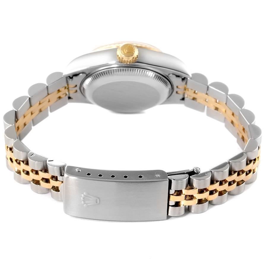 Rolex Datejust Steel Yellow Gold White Diamond Dial Ladies Watch 69173 5