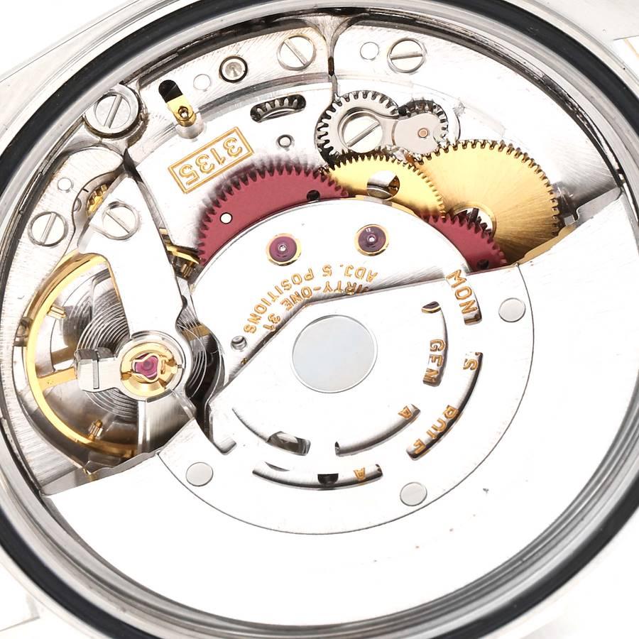 Rolex Datejust Herrenuhr aus Stahl, Gelbgold mit weißem Diamant-Zifferblatt 16233 5