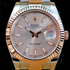Rolex Datejust, Sundust, Oyster, Fluted, 126331, Unworn Watch, Complete