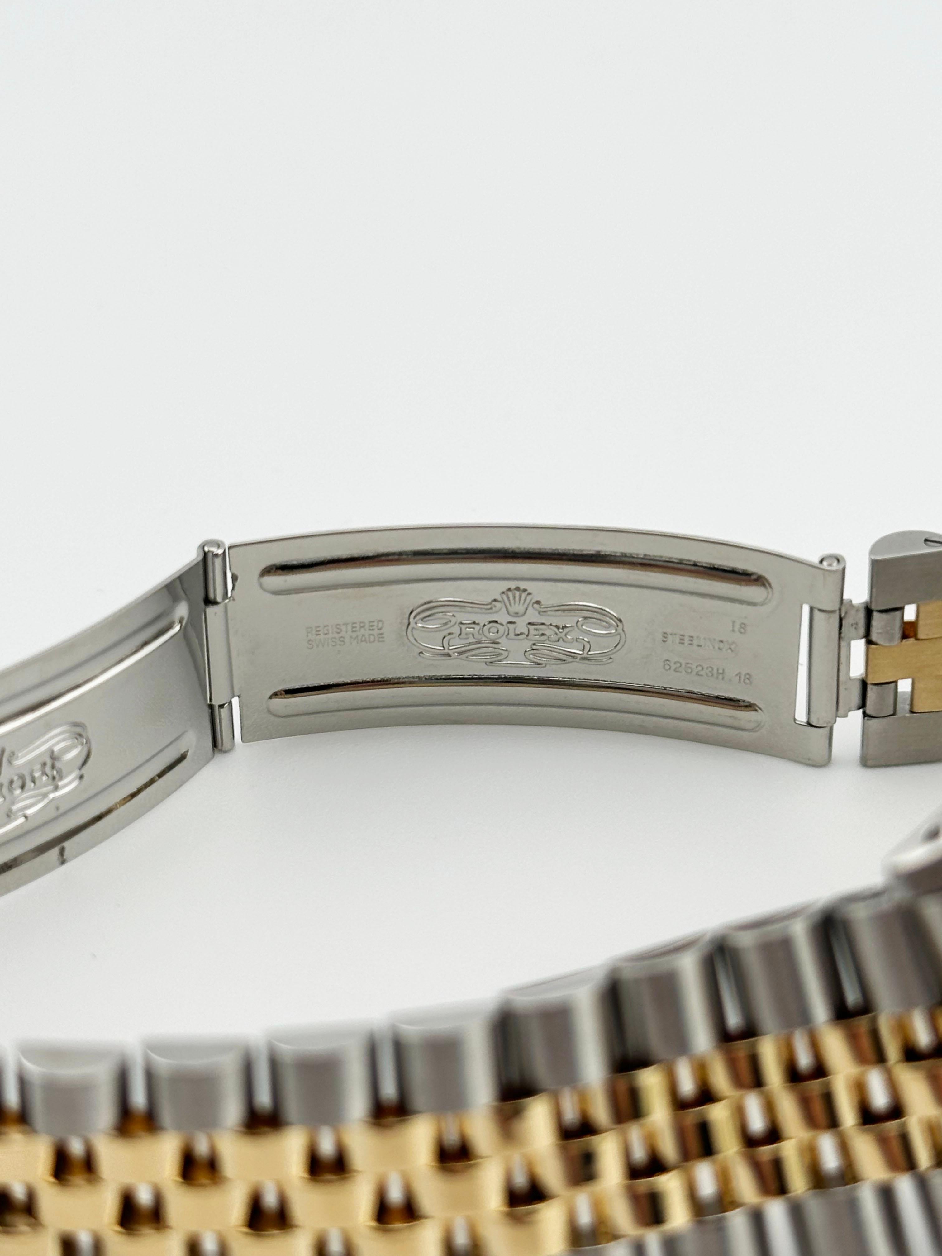 Rolex Datejust Thunderbird 16253 Champagne Dial 18K Yellow Gold Steel 36mm 3