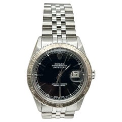 Rolex Datejust Thunderbird Turn-O-Graph 16250 36mm Black Dial Stainless Steel