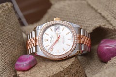 Rolex Datejust Turn-o-graph 116261 Two Tone Stainless Steel and Rose Gold Watch