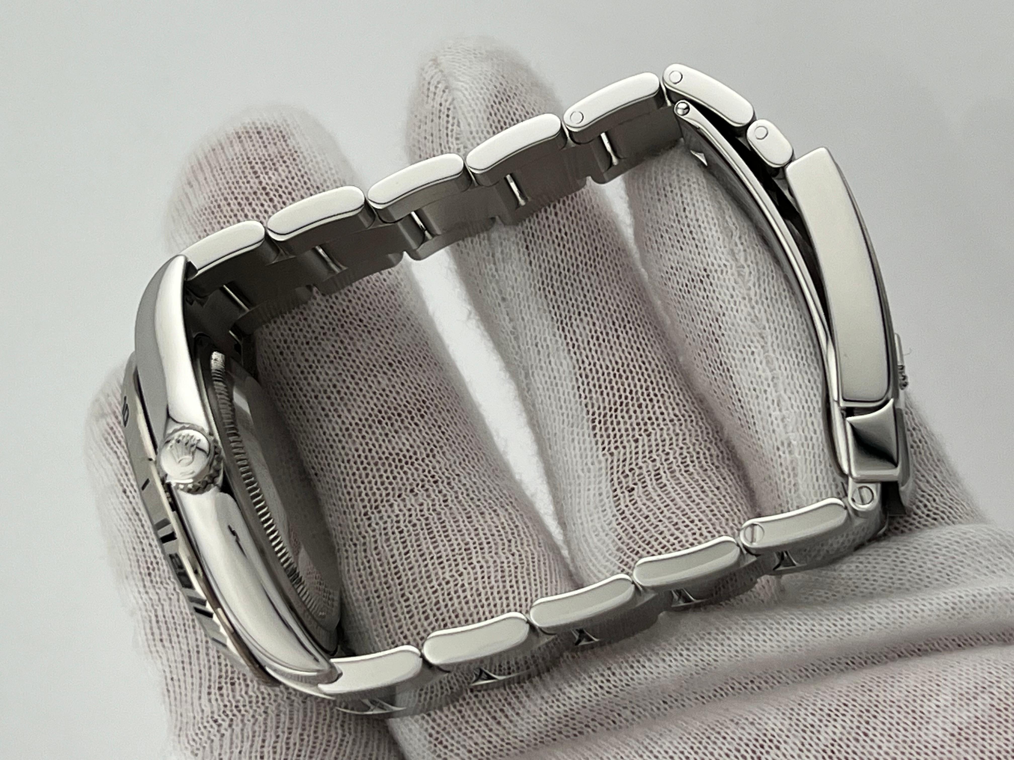Rolex Datejust Turn O Graph 116264 Quadrante bianco Acciaio inossidabile 36mm 5