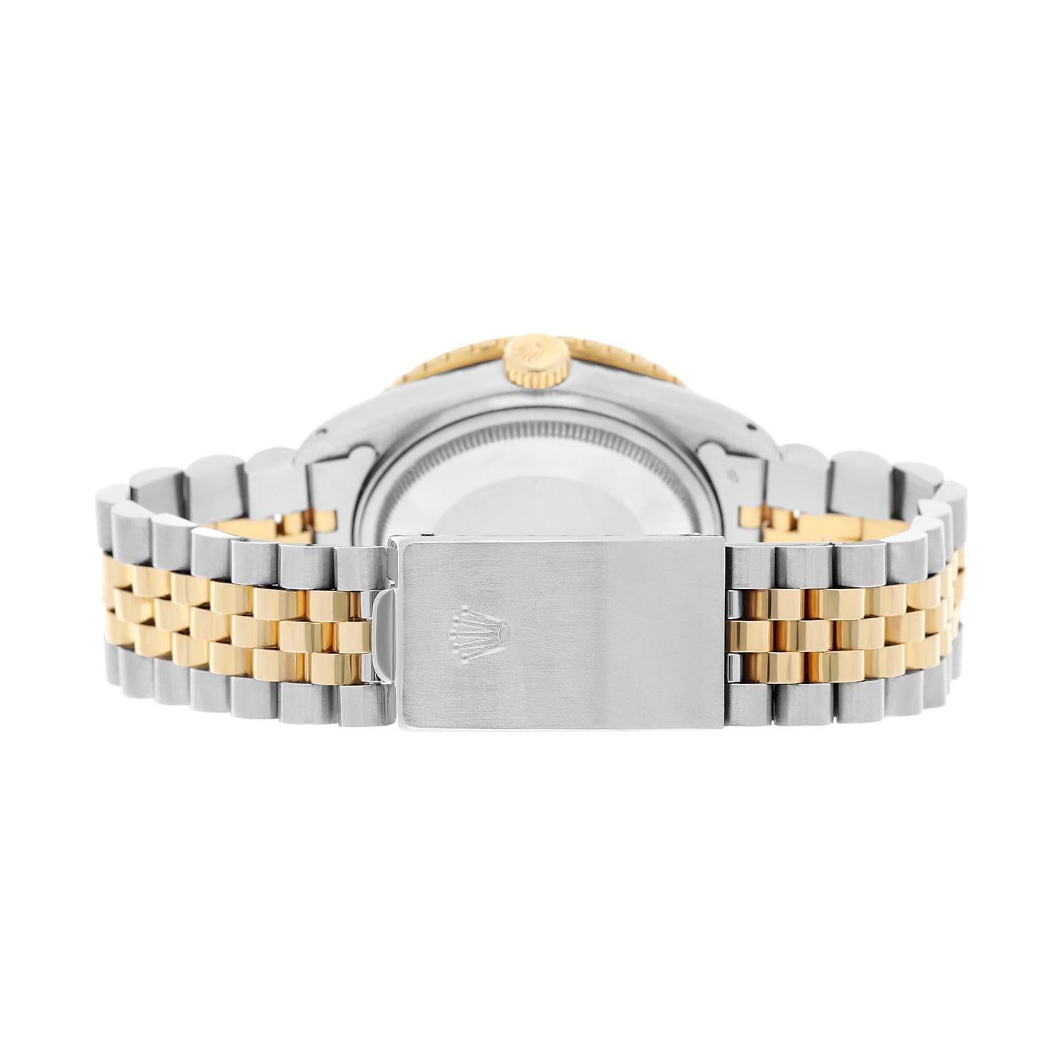Rolex Datejust Turn-O-Graph 16253 Steel/18k Gold 36mm Champagne Dial Circa 1987 For Sale 1