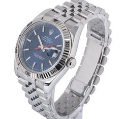 Rolex Datejust Turn-O-Graph Gents Stainless Steel Blue Dial 116264