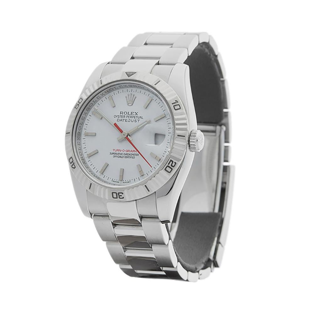 Xupes Reference: W3497
Manufacturer: Rolex
Model: Datejust
Model Reference: 116264
Age: 1st October 2004
Gender: Unisex
Box and Papers: Box, Manuals and Guarantee
Dial: White Baton
Glass: Sapphire Crystal
Movement: Automatic
Water Resistance: To