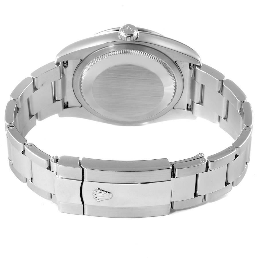 Rolex Datejust Turnograph Blue Dial Oyster Bracelet Steel Mens Watch 116264 4