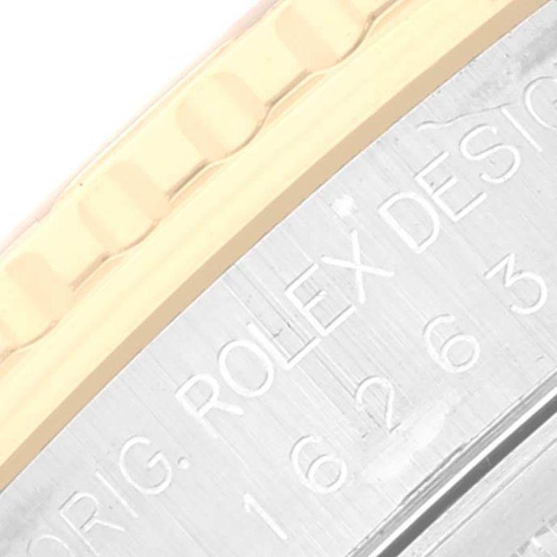 Rolex Datejust Turnograph Steel Yellow Gold Mens Watch 16263 Box Papers 1