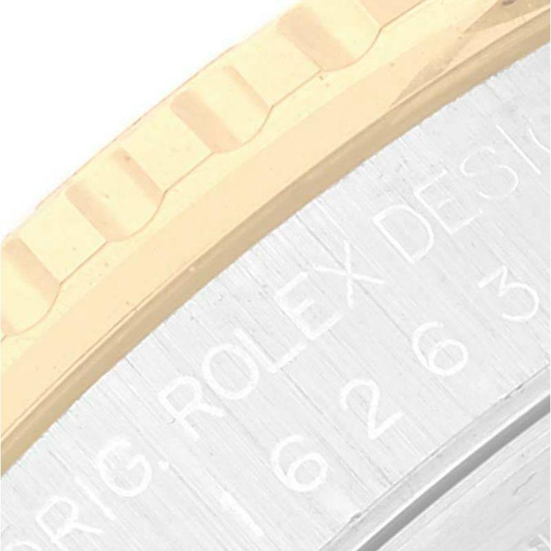 Rolex Datejust Turnograph Steel Yellow Gold Mens Watch 16263 2
