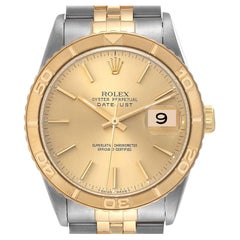 Rolex Datejust Turnograph Steel Yellow Gold Mens Watch 16263