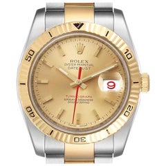 Rolex Datejust Turnograph Steel Yellow Gold Oyster Bracelet Watch 116263