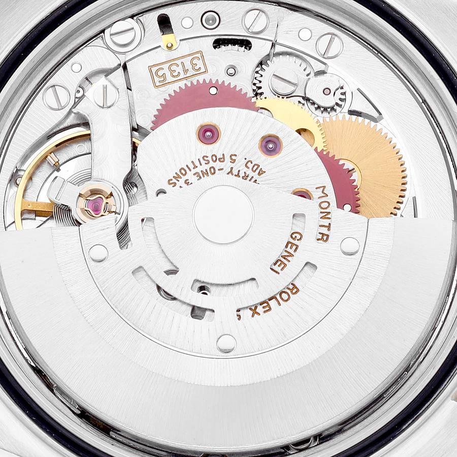 Rolex Datejust Turnograph Stahl Gelbes Wandteppich Zifferblatt Gold Herrenuhr 16263 im Angebot 5