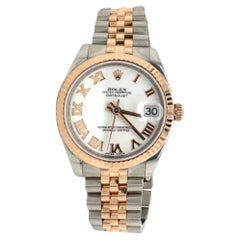 Rolex Datejust Zweifarbige Uhr aus 18k Roségold/Edelstahl 31 mm aus Edelstahl