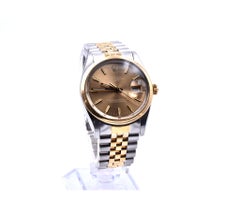 Rolex Datejust Two-Tone 18 Karat Yellow Gold Watch Ref. 15203