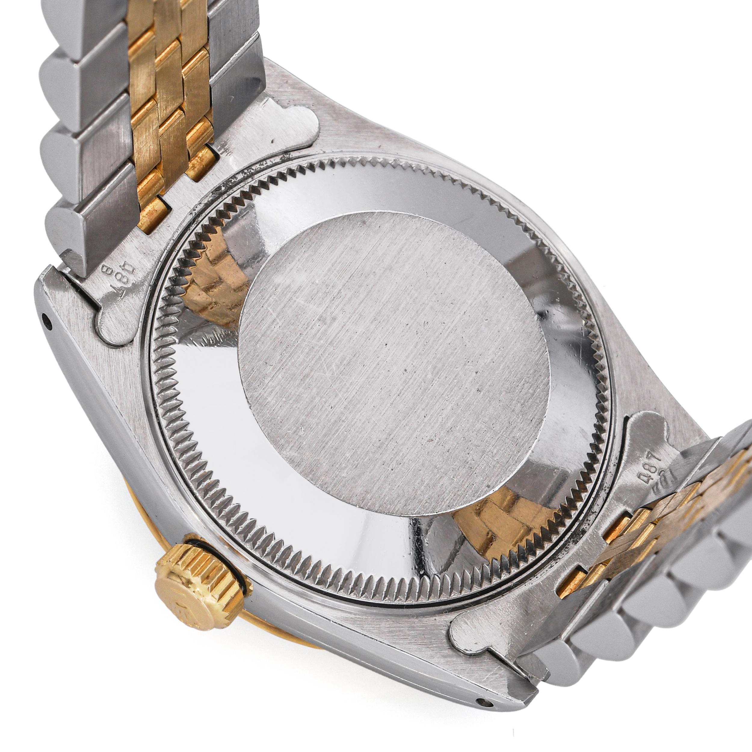 Rolex Datejust Two-Tone 31mm Midsize Women's Watch Ref 68273 For Sale 3