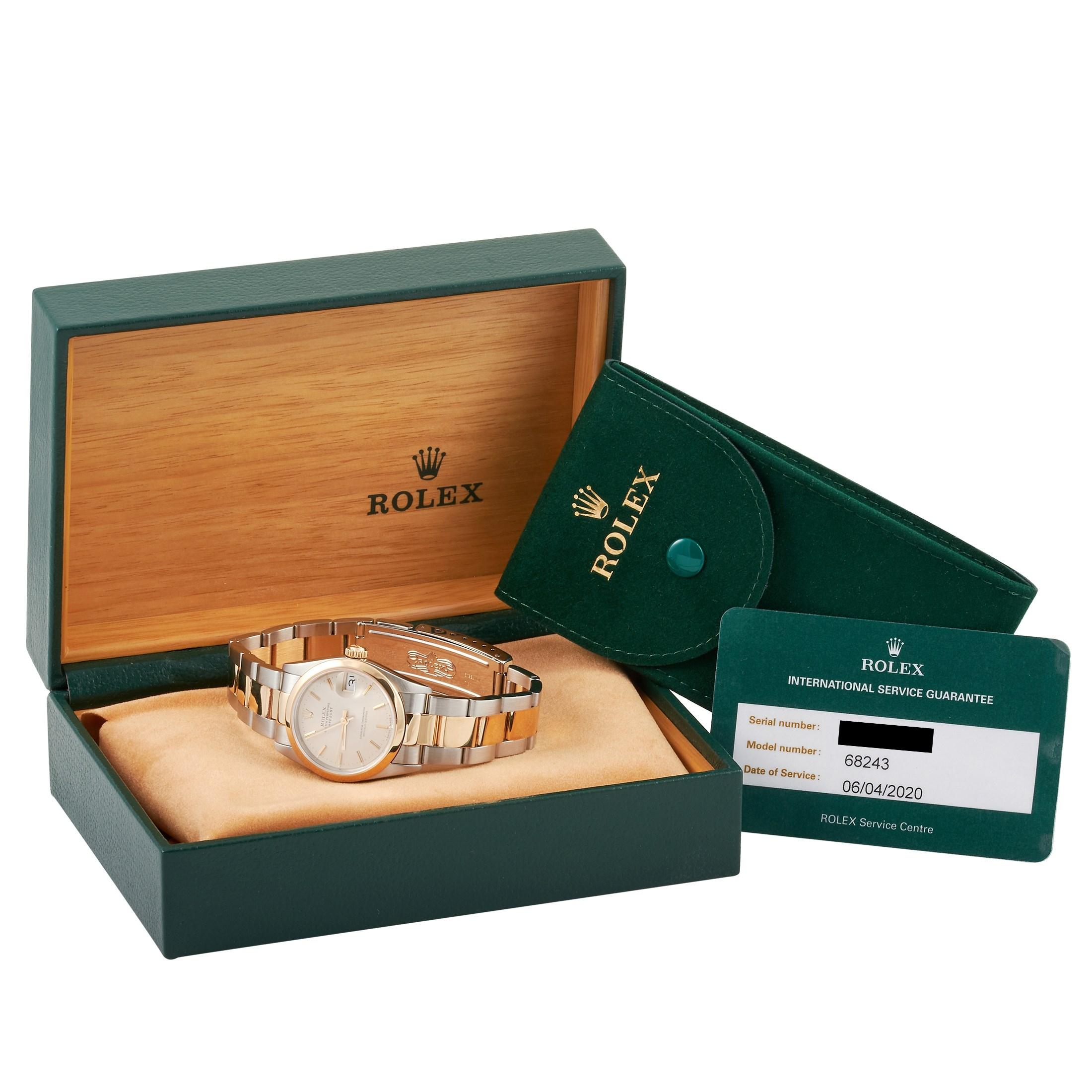 Women's Rolex Datejust Two-Tone Watch 68243