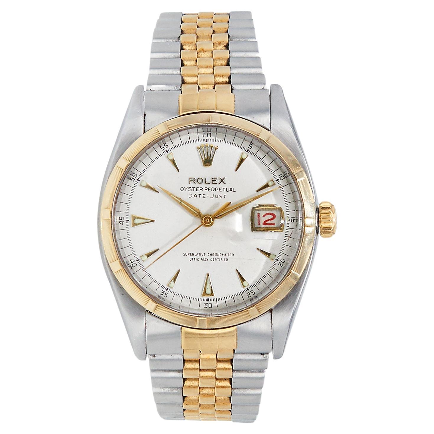 Rolex Datejust Two-tone 36mm Estate Watch - 6305 For Sale