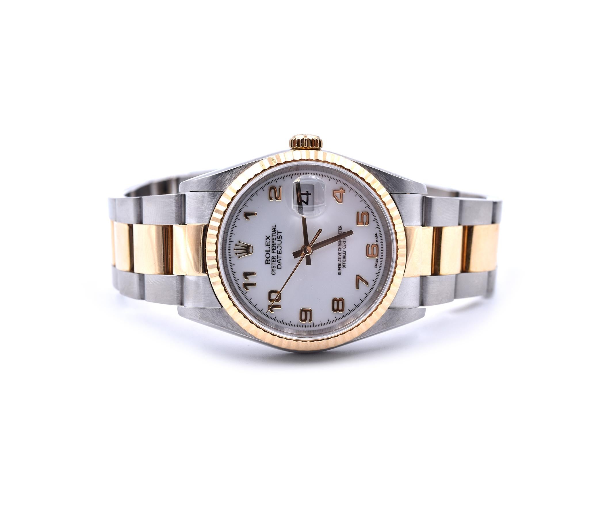 Rolex Datejust Two-Tone Watch Ref. 16233 In Excellent Condition In Scottsdale, AZ
