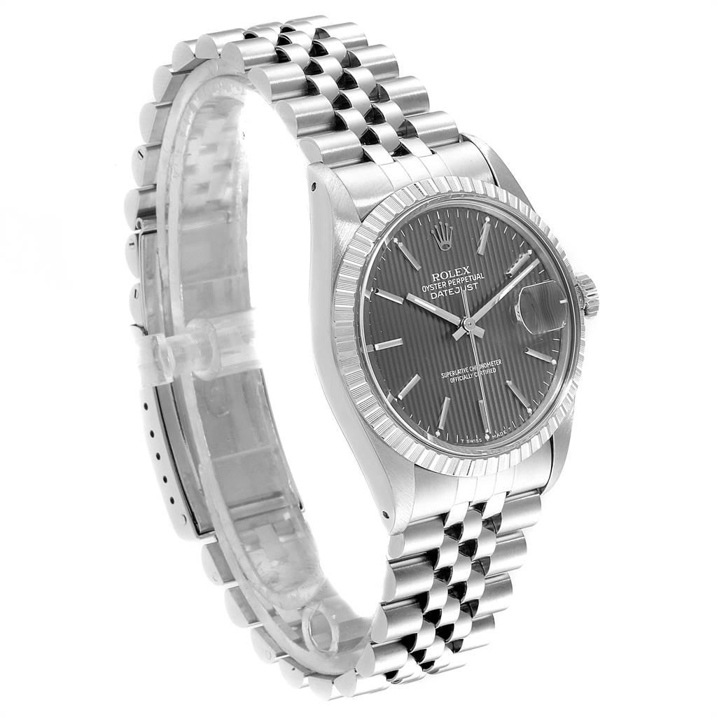 datejust 16030 gray tapestry dial