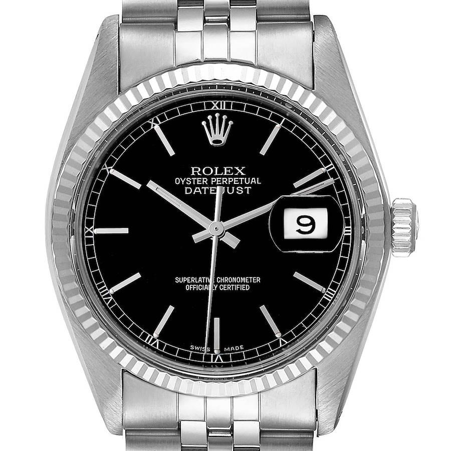 Rolex Datejust Steel White Gold Sigma Dial Vintage Men's Watch 1601 For ...