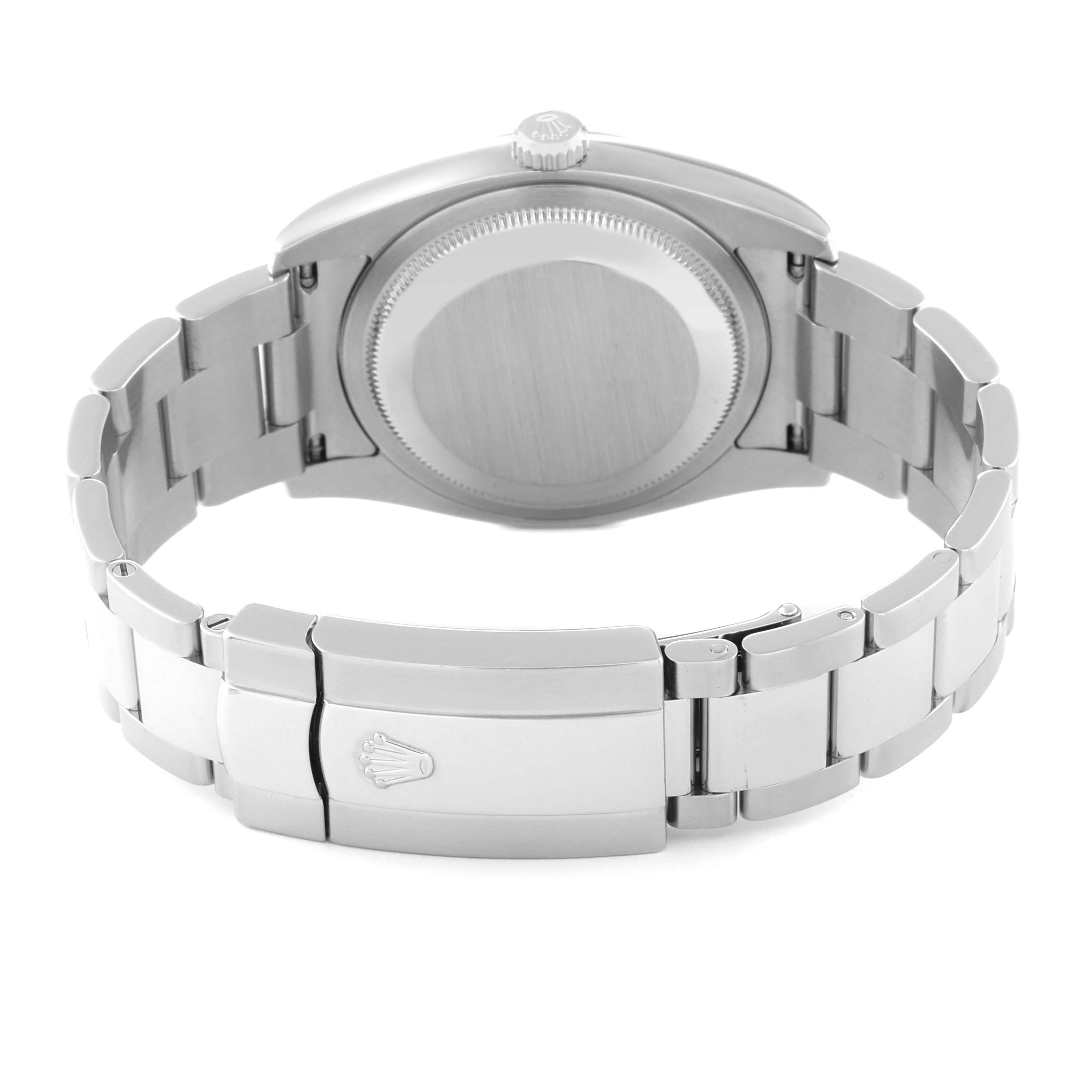 Rolex Datejust White Dial Oyster Bracelet Steel Mens Watch 116200 For Sale 7