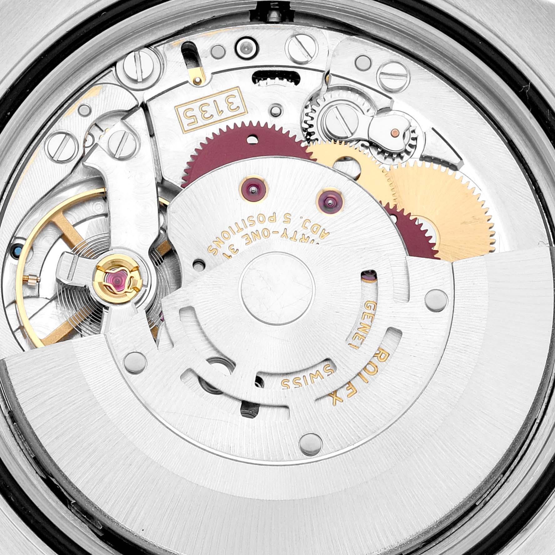 Rolex Datejust Weißes Oyster-Armband aus Stahl für Herren 116200 mit Zifferblatt im Angebot 2