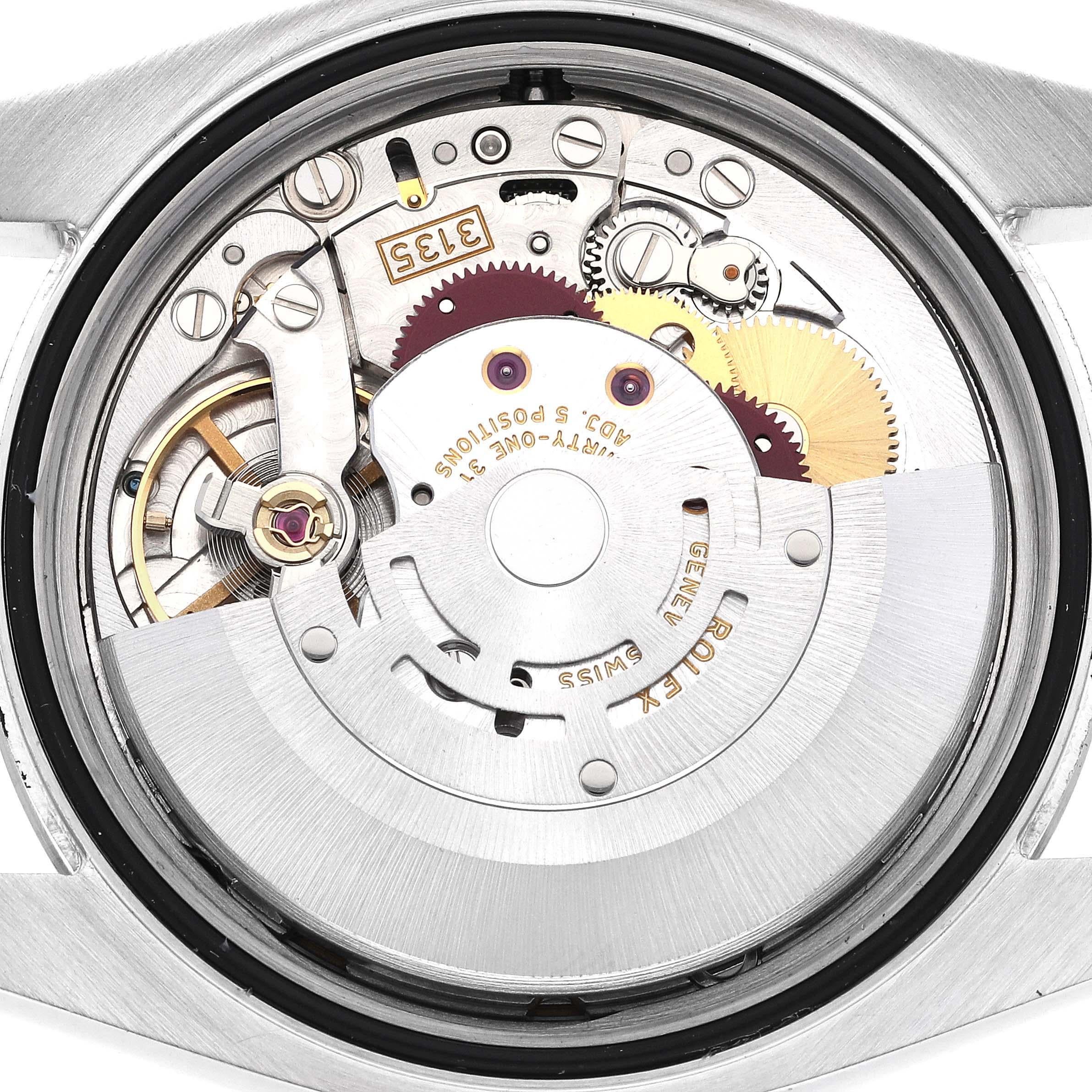 Rolex Datejust White Dial Oyster Bracelet Steel Mens Watch 116200 3