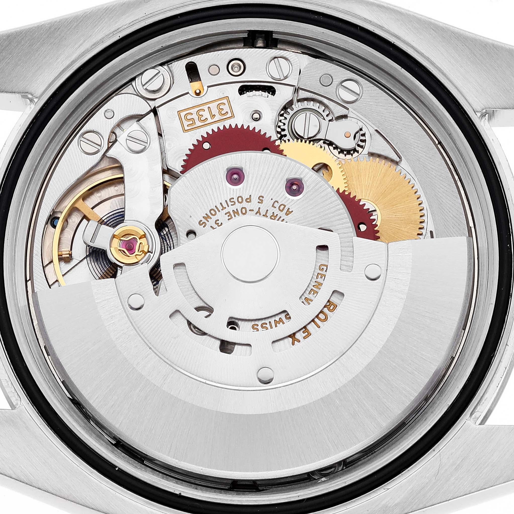 Rolex Datejust Quadrante Bianco Bracciale Oyster Acciaio Orologio Uomo 116200 2