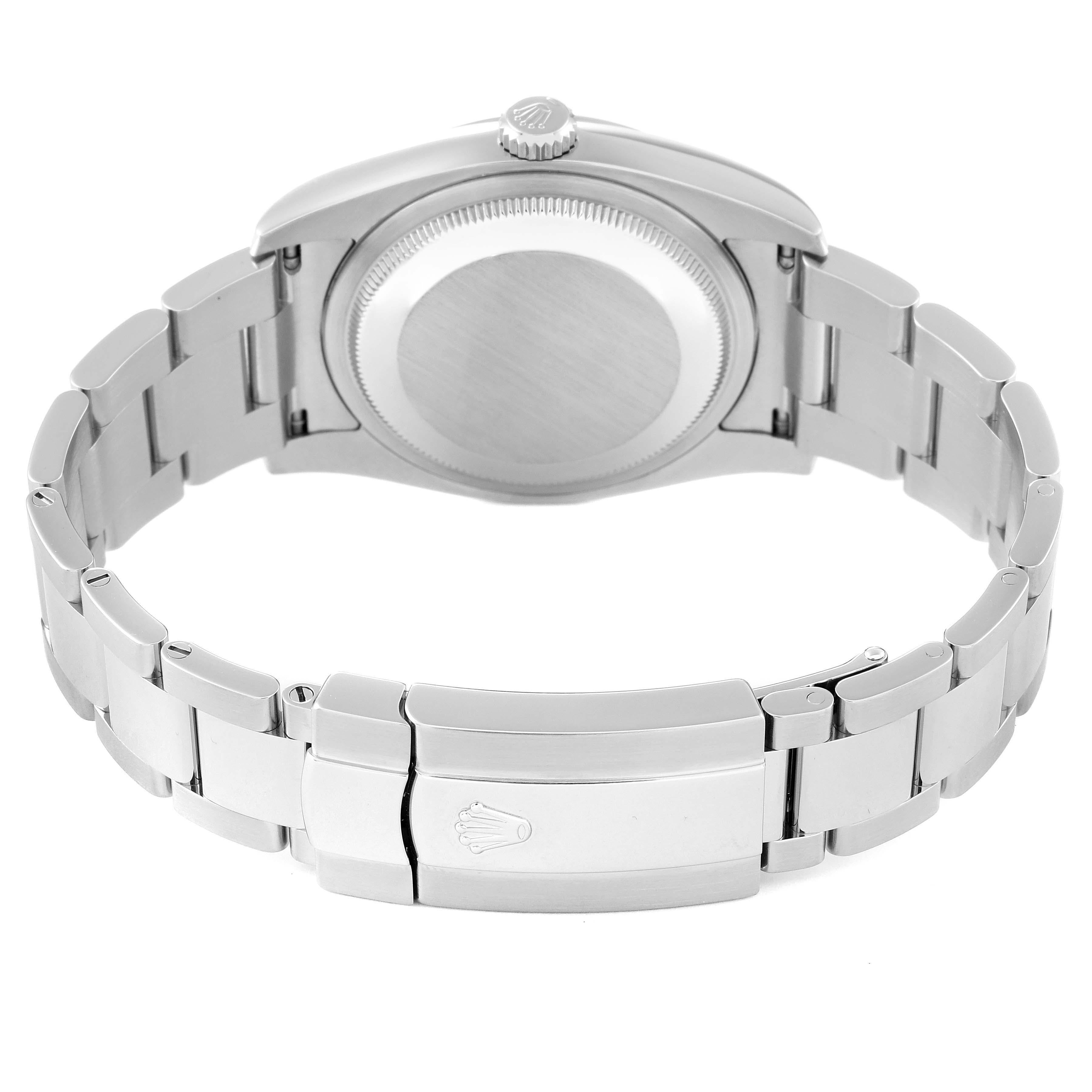 Rolex Datejust Quadrante Bianco Bracciale Oyster Acciaio Orologio Uomo 116200 3