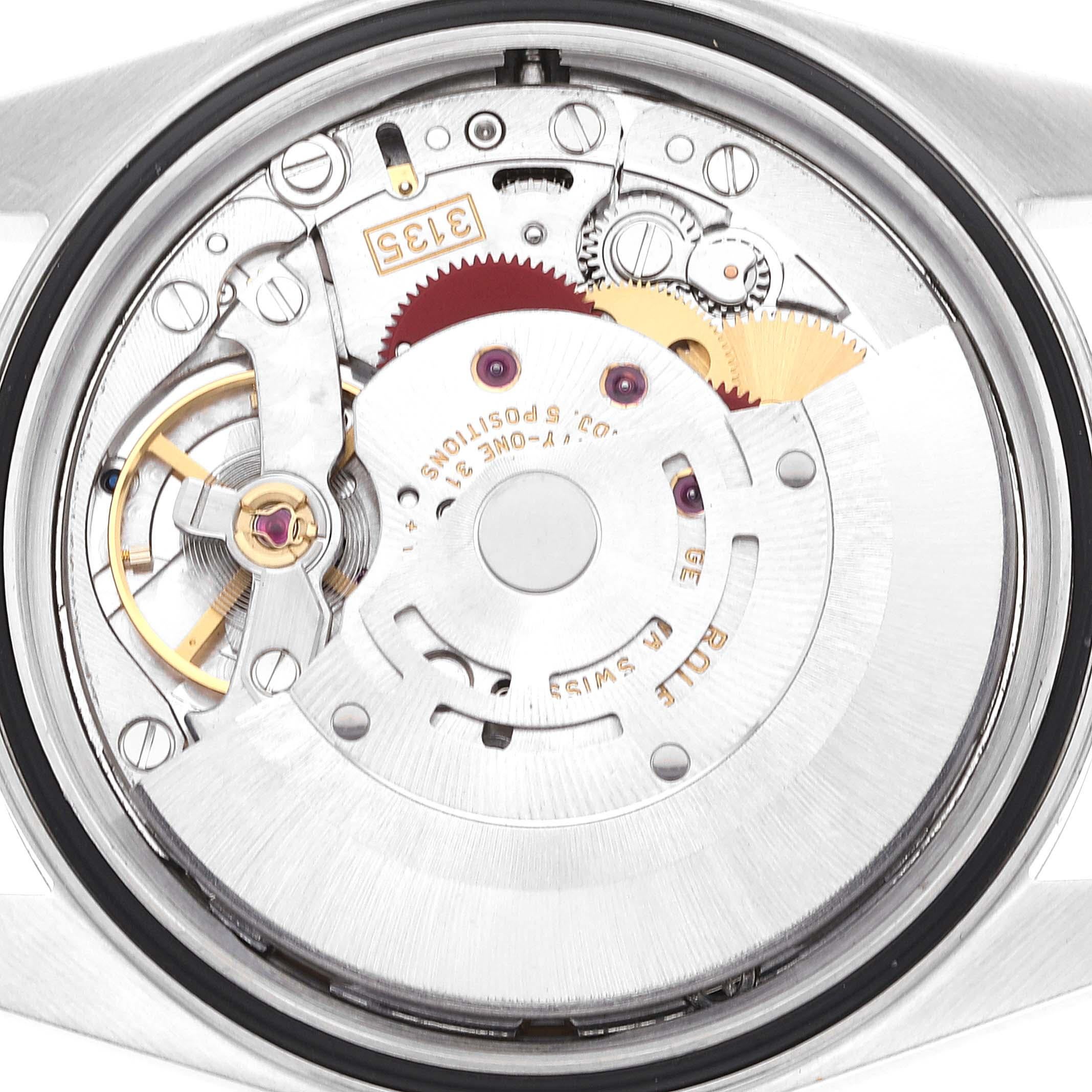 Rolex Datejust White Dial Smooth Bezel Steel Mens Watch 16200 2