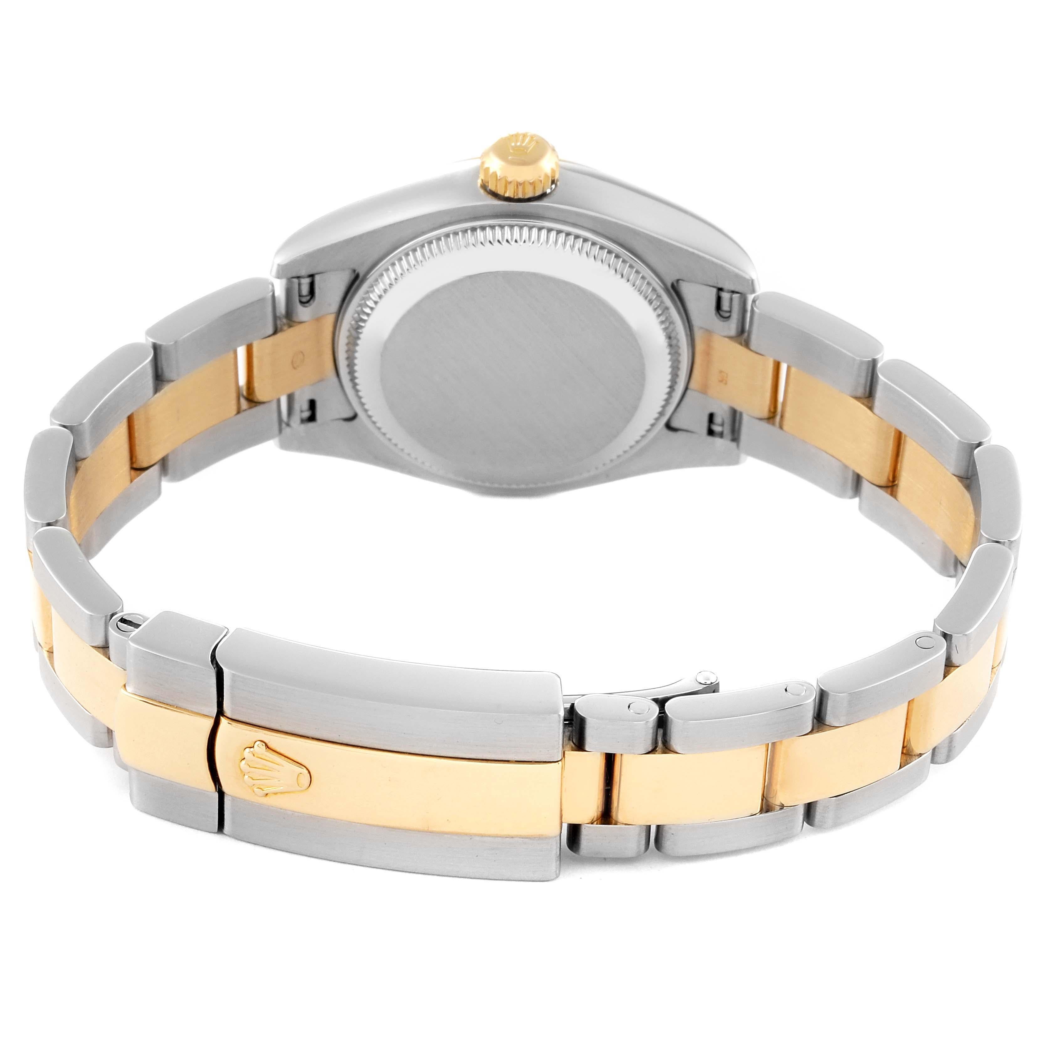 Rolex Datejust White Diamond Dial Steel Yellow Gold Ladies Watch 179163 5