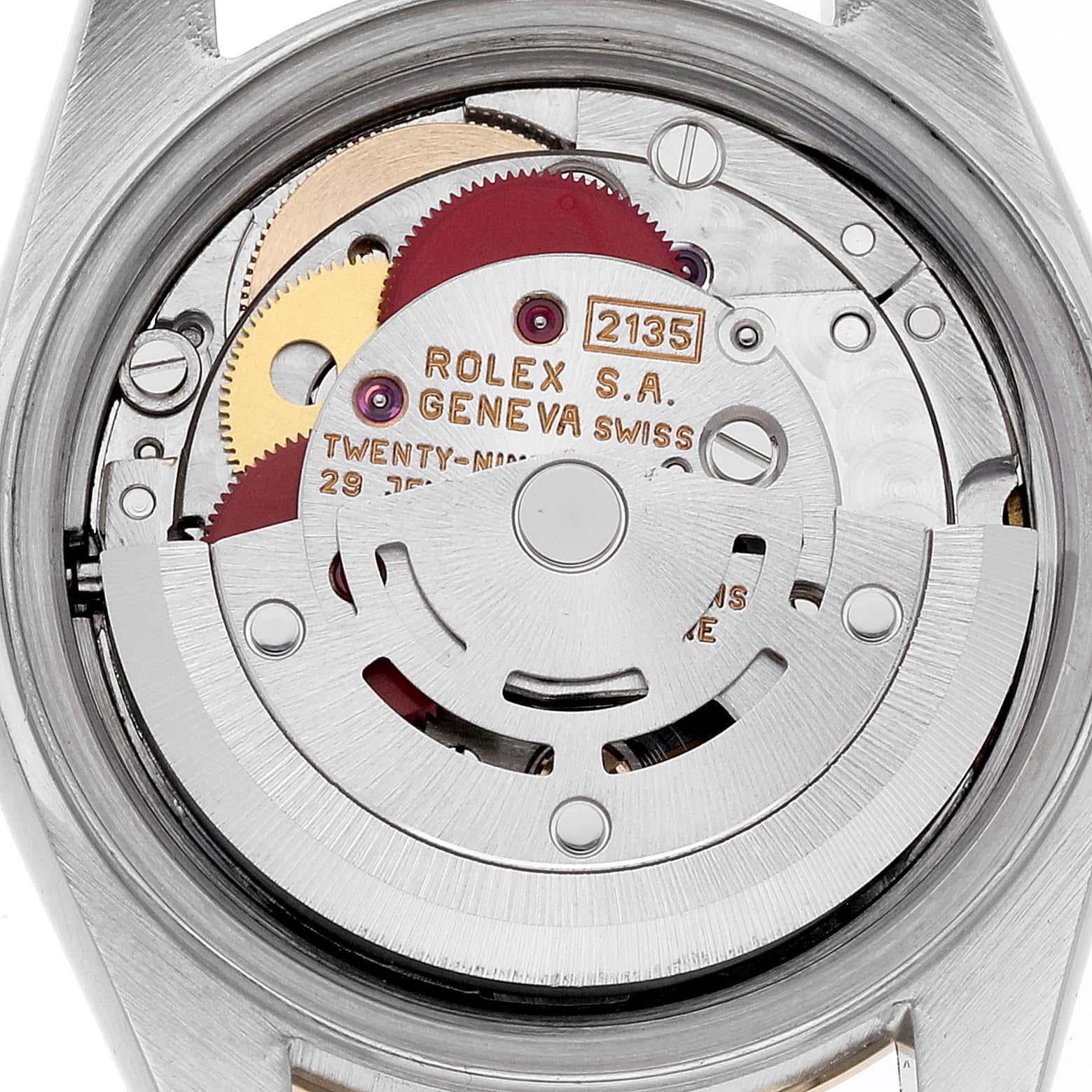 Rolex Datejust White Diamond Dial Steel Yellow Gold Ladies Watch 69173 4