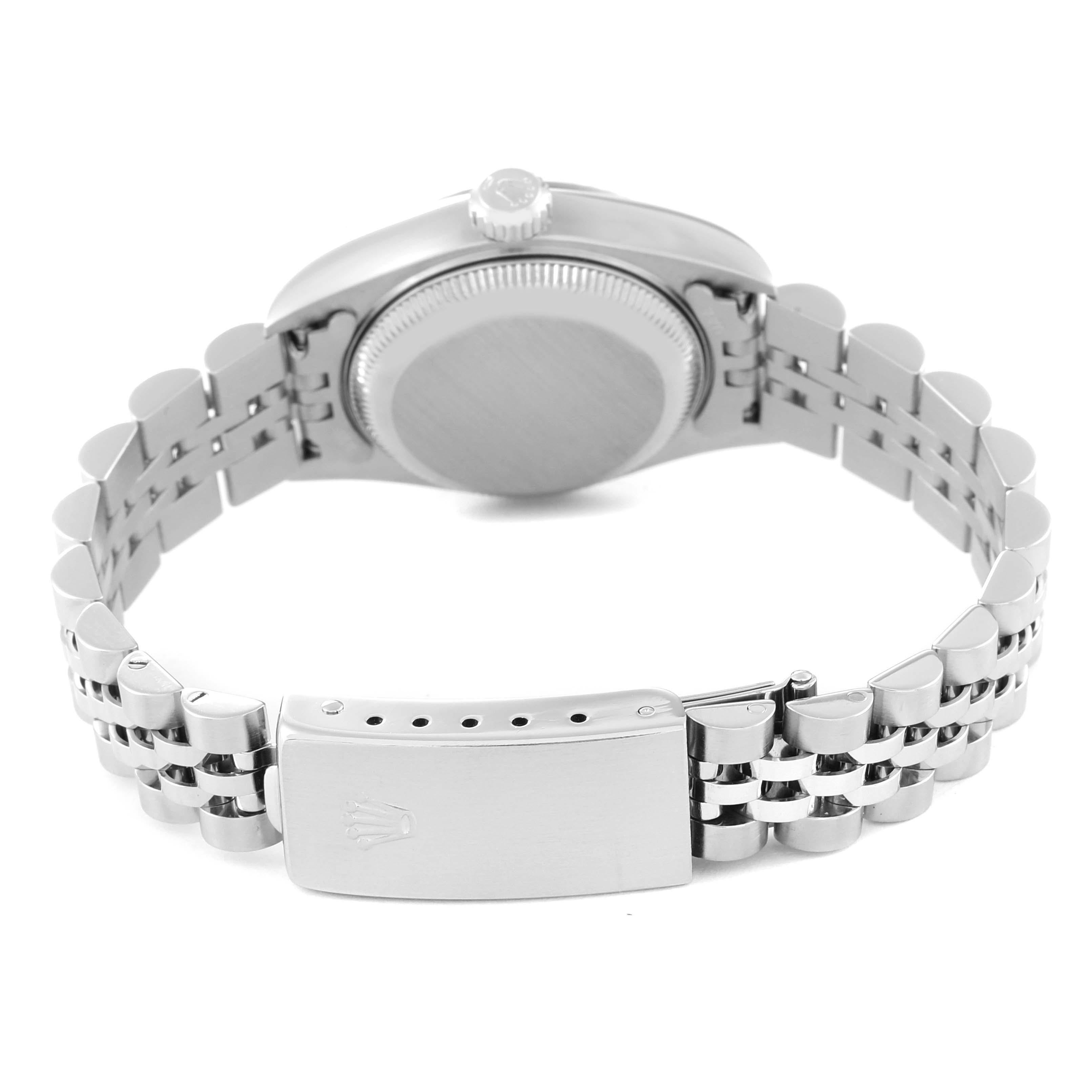 Rolex Datejust White Gold Silver Roman Dial Steel Ladies Watch 79174 5