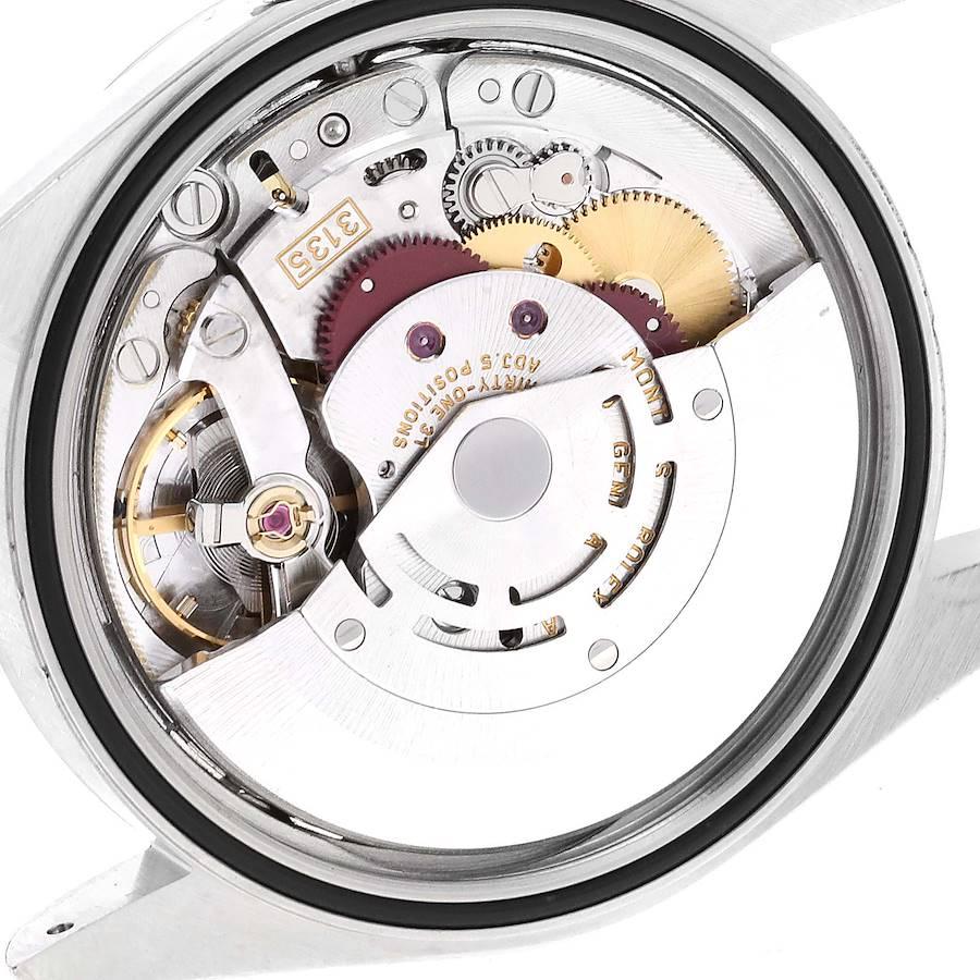 Rolex Datejust White Roman Dial Jubilee Bracelet Steel Mens Watch 16200 1