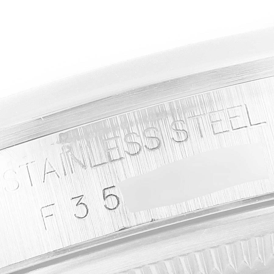 Rolex Datejust White Roman Dial Oyster Bracelet Steel Men's Watch 16200 Box 3