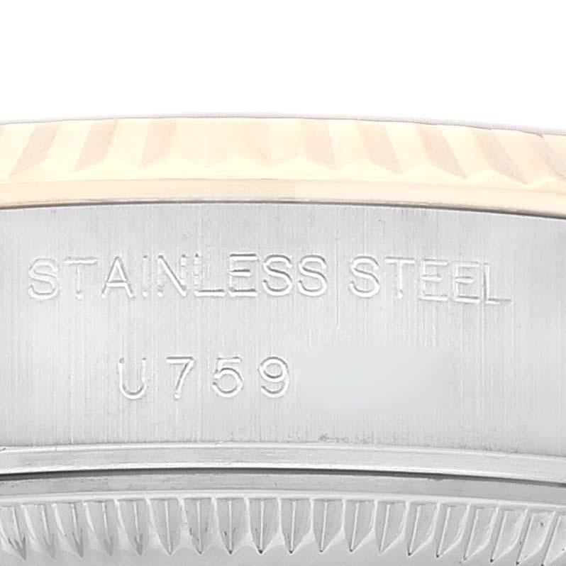 Rolex Datejust White Roman Dial Steel Yellow Gold Ladies Watch 69173 3