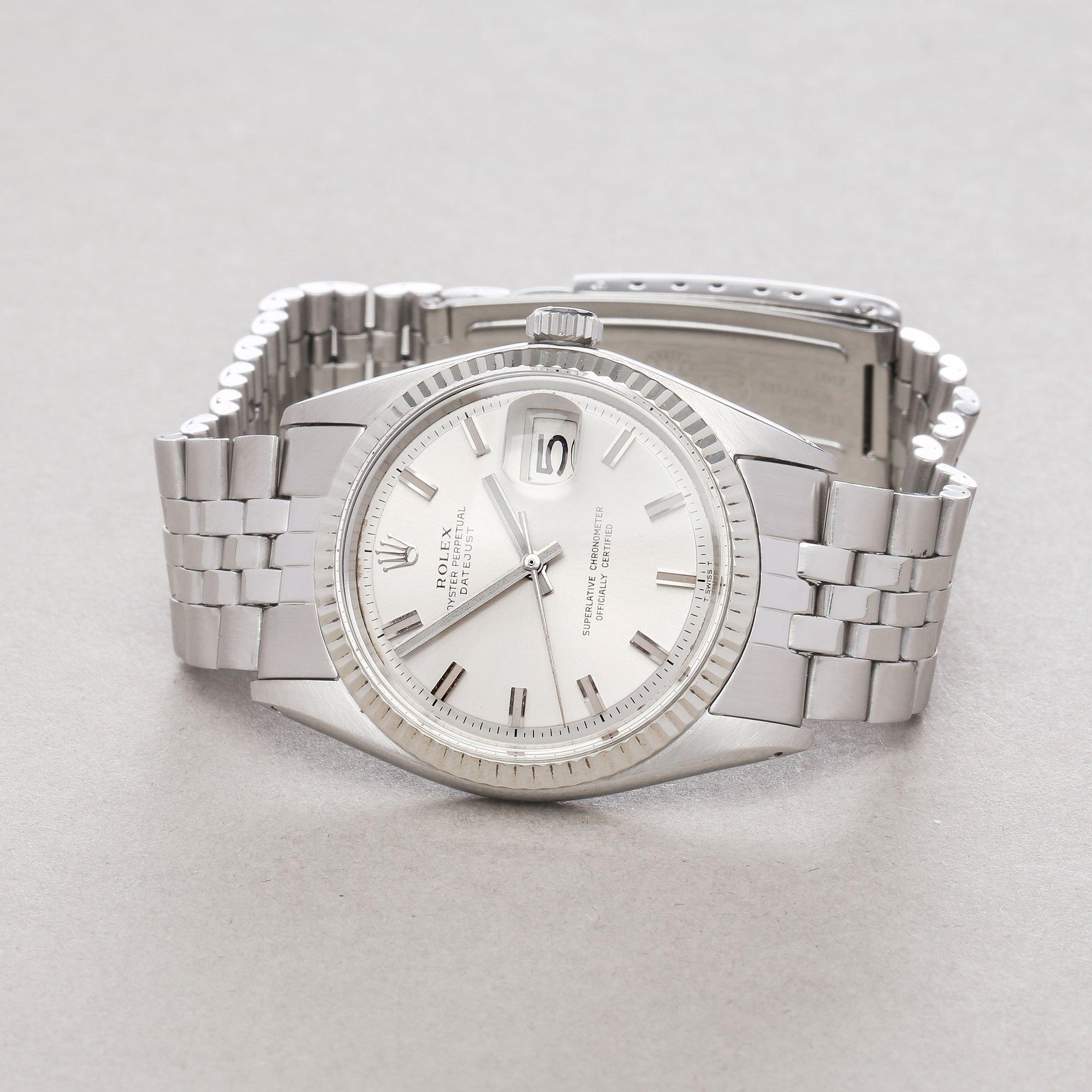 Women's or Men's Rolex Datejust Wideboy 1601 Men Stainless Steel 0 Watch